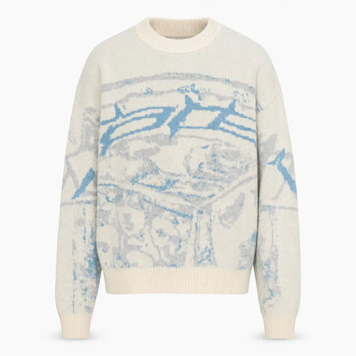 Graphic Abstract Knitted Jumper