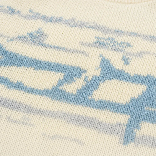 Graphic Abstract Knitted Jumper