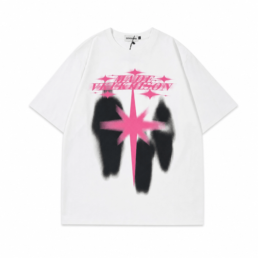 Nite Fury White / XXS Graphic T Shirt Retro Print