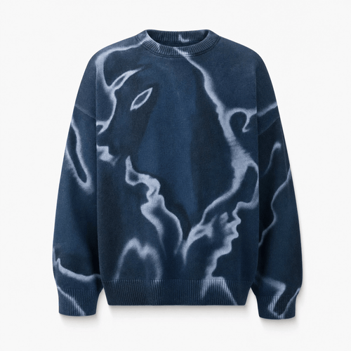 Knitted Jumper Drip Streetwear