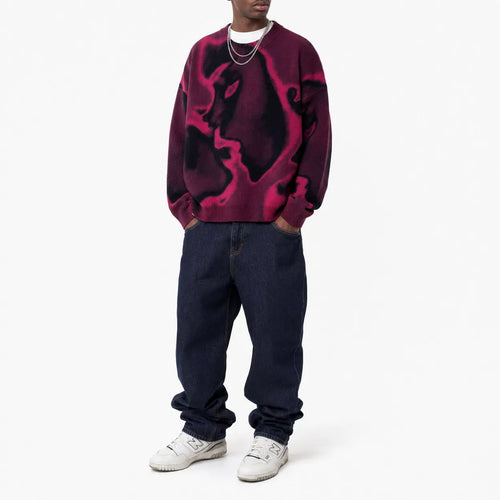 Knitted Jumper Drip Streetwear