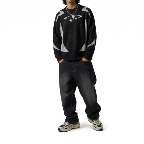 Knitted Jumper Galactic Print