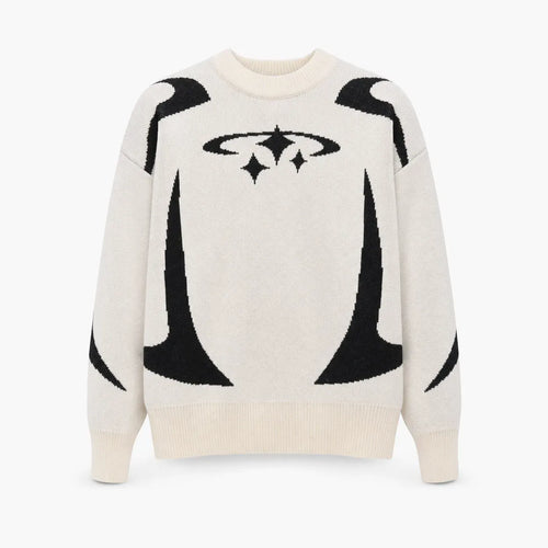 Oversized Retro Style Jumper