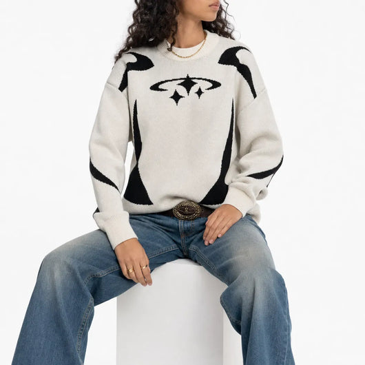 Nite Fury Oversized Retro Style Jumper