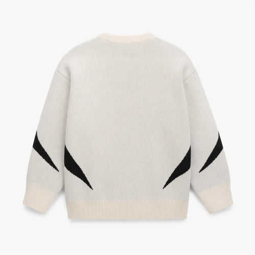 Oversized Retro Style Jumper