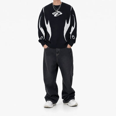 Nite Fury Vintage Relaxed Fit Jumper