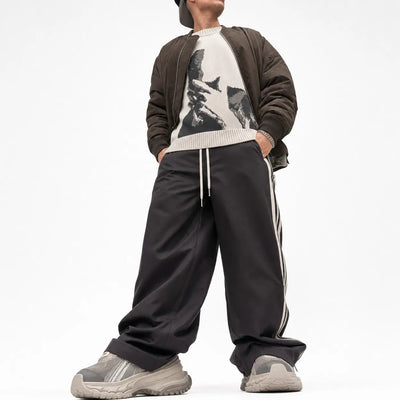 Nite Fury Y2K Oversized Knitted Retro Jumper